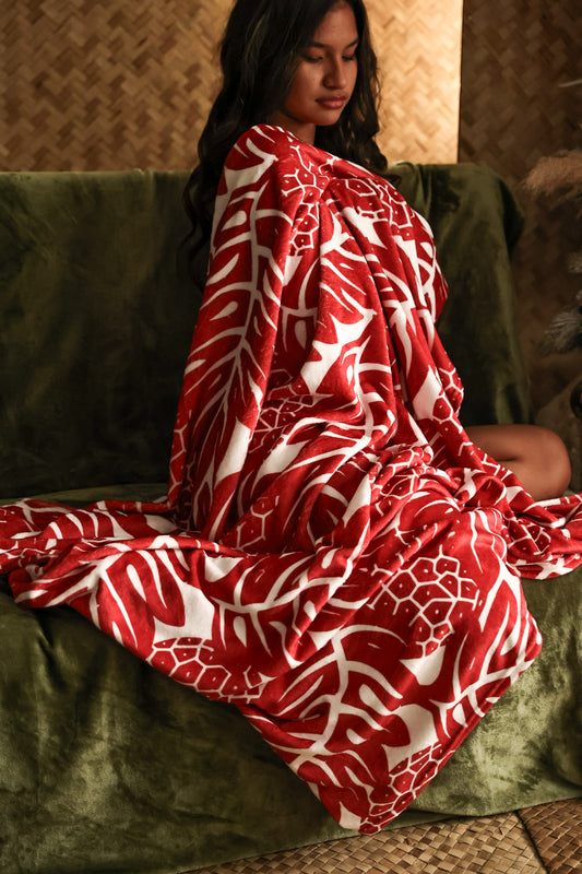 Plush Blanket | Red Ulu