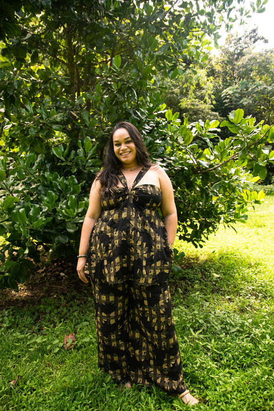 Haunani Set | Palaka Fern Black