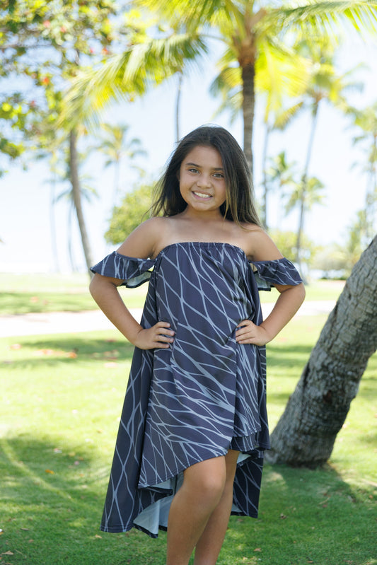 Keiki Makamae Dress Dri-Fit | Upena Black