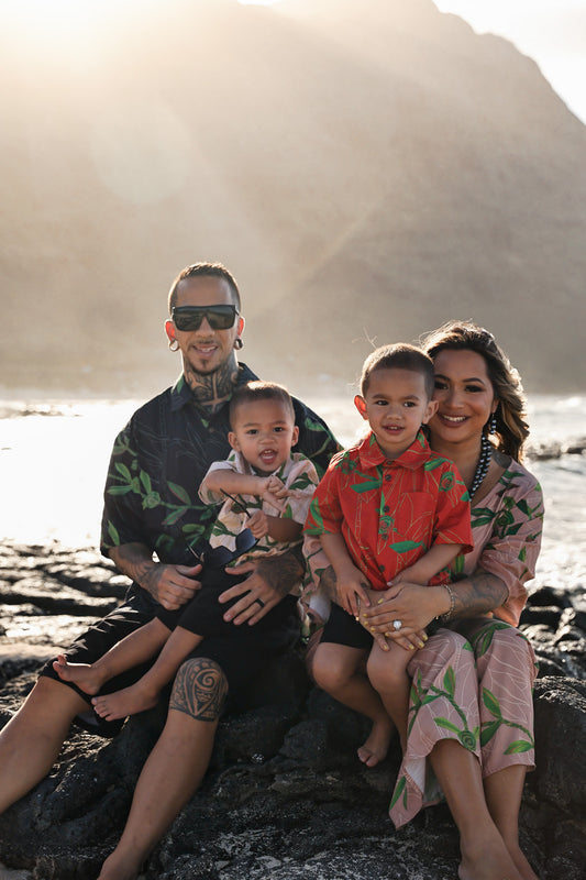 Keiki Aloha Shirt | Hilo Ti Leaf (KALA MAI)