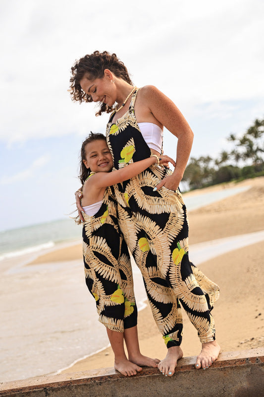 Bridget Overall Jumper | Black Ginger Lei (KALA MAI)