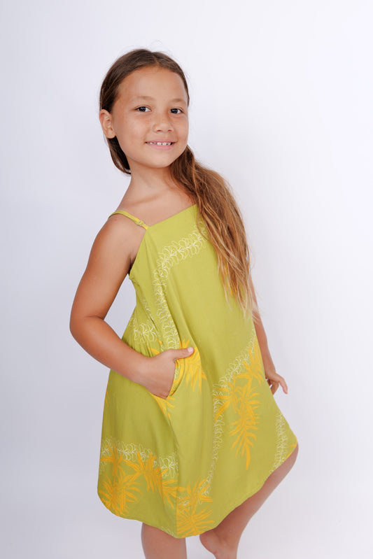 Keiki Tita Dress | Lauae Green