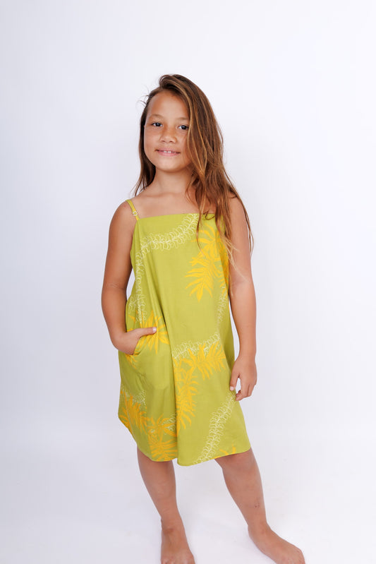 Keiki Tita Dress | Lauae Green
