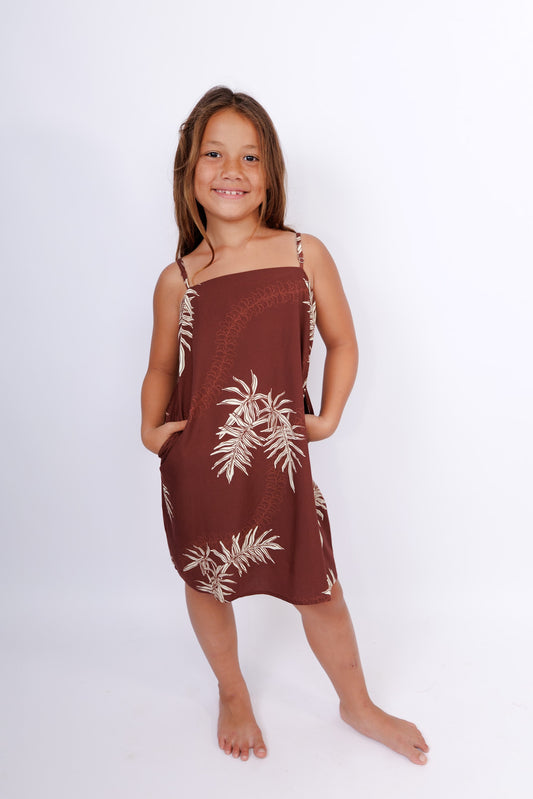 Keiki Tita Dress | Lauae Brown