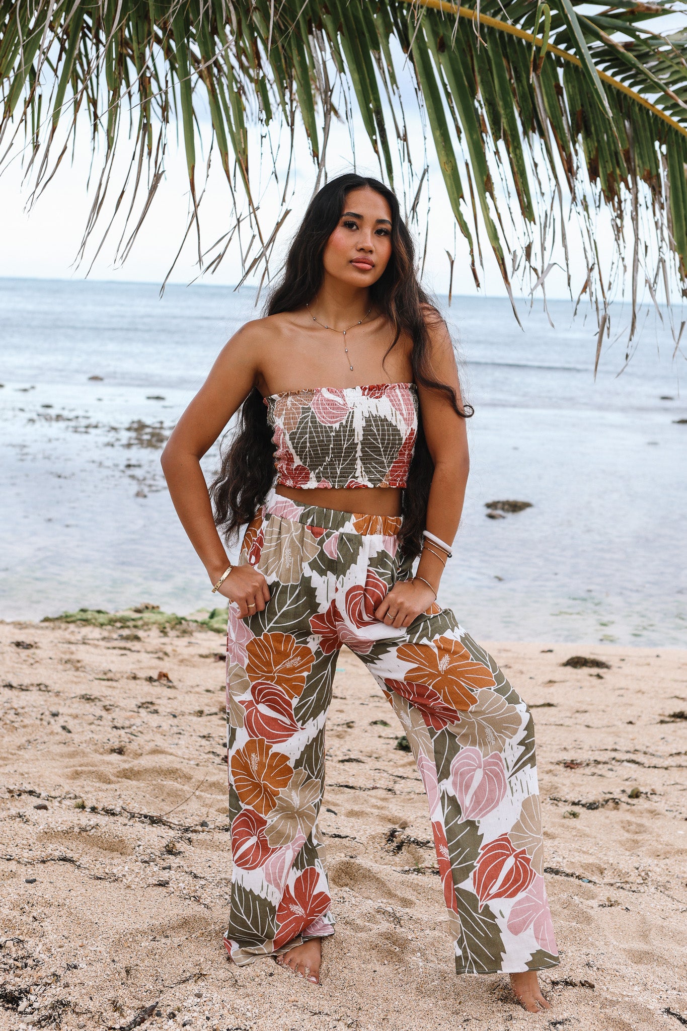 Hele Palazzo Pants Gauze | Island Vintage Tropical – LexBreezy Hawaii