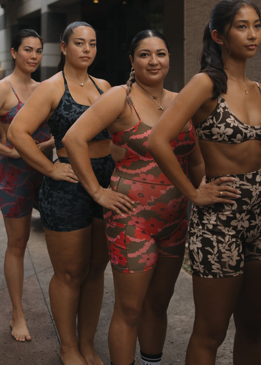 Kayla Jumpsuit | Pua Kala Lei Mocha ABT x LBH