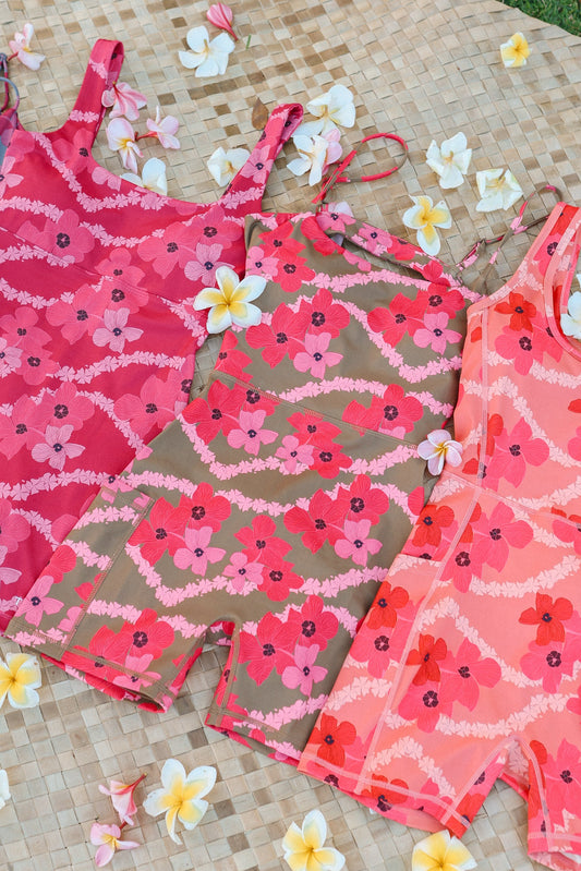 Kayla Jumpsuit | Pua Kala Lei Mocha ABT x LBH