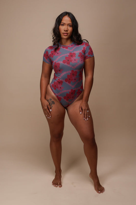 T-Shirt Bodysuit | Pua Kala Lei Steel ABT x LBH