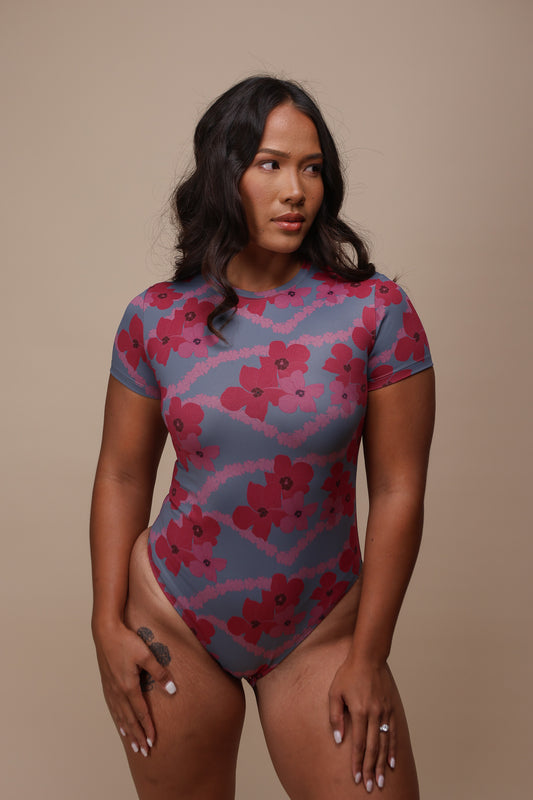 T-Shirt Bodysuit | Pua Kala Lei Steel ABT x LBH