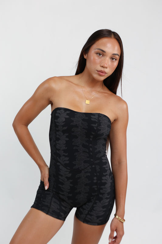 Sweetheart Strapless Jumpsuit | Aloha Lei Pele ABT X LBH
