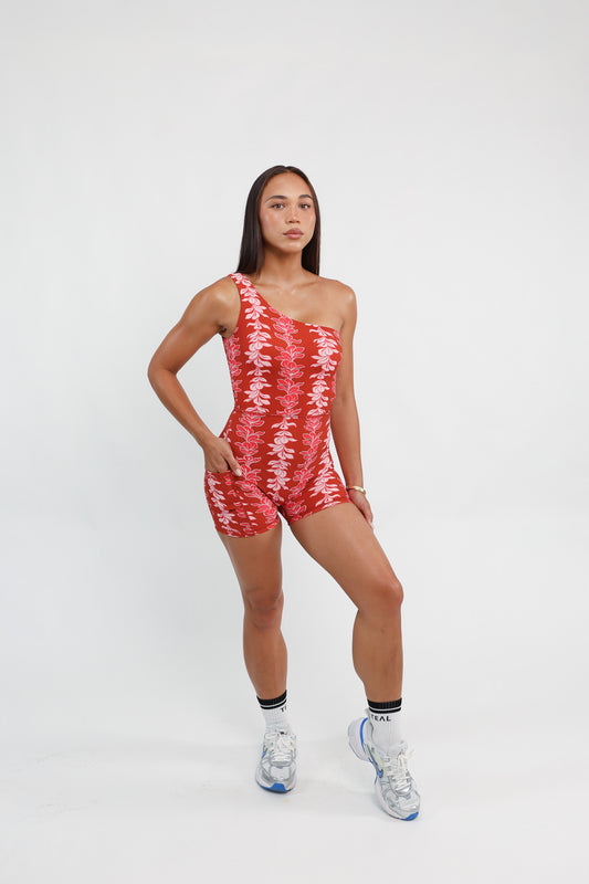 One Shoulder Jumpsuit | Aloha Lei Cherreh ABT X LBH
