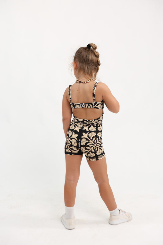 Keiki Kayla Jumpsuit | Quilt Black Brown ABT X LBH