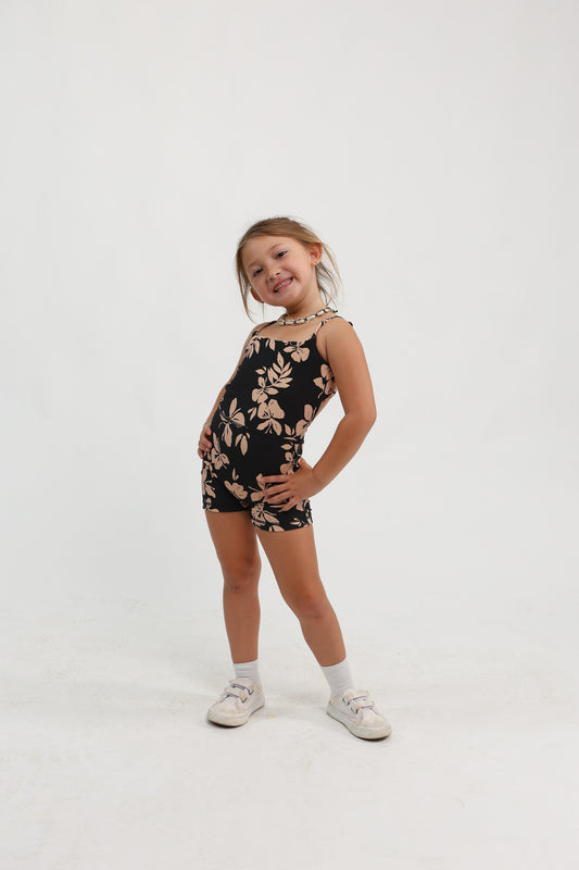 Keiki Kayla Jumpsuit | Pua Okika Black Pink ABT X LBH