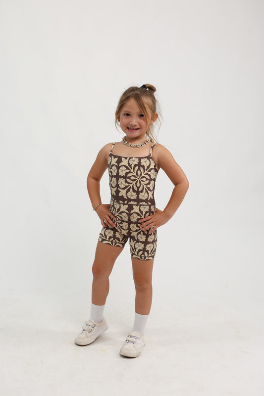 Keiki Kayla Jumpsuit | Quilt Mocha Brown ABT X LBH