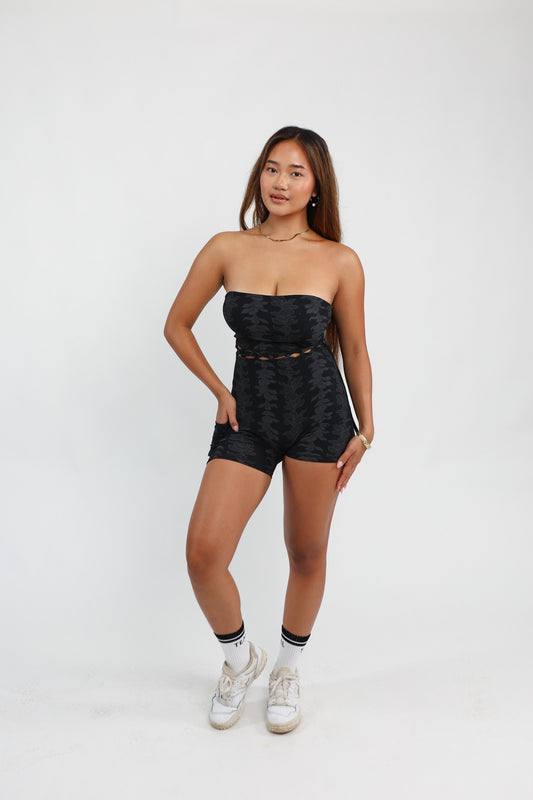 Paisley Strapless Jumpsuit | Aloha Lei Pele ABT X LBH