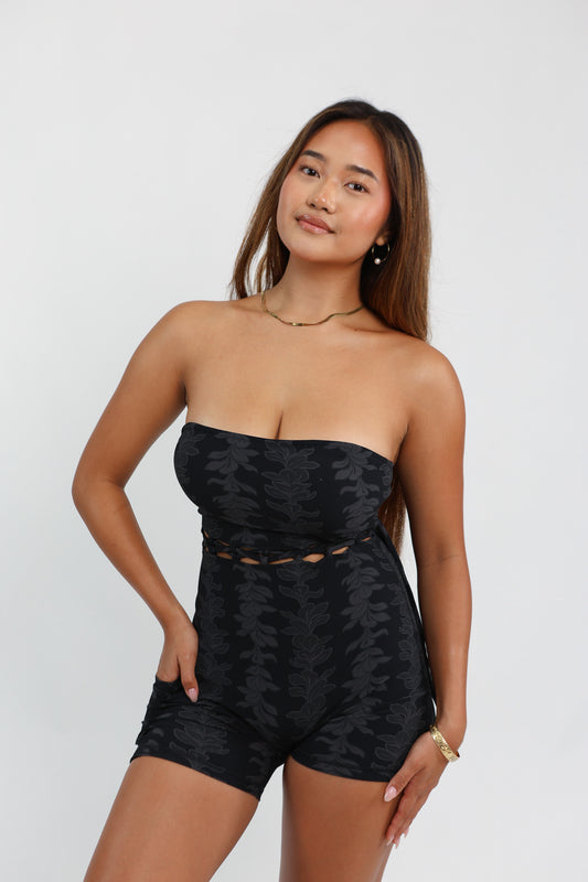 Paisley Strapless Jumpsuit | Aloha Lei Pele ABT X LBH