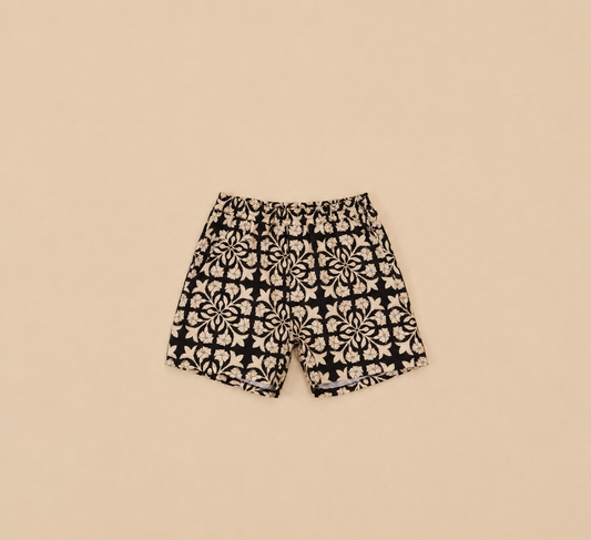 Keiki Hybrid Shorts | Quilt Black Brown  ABT X LBH