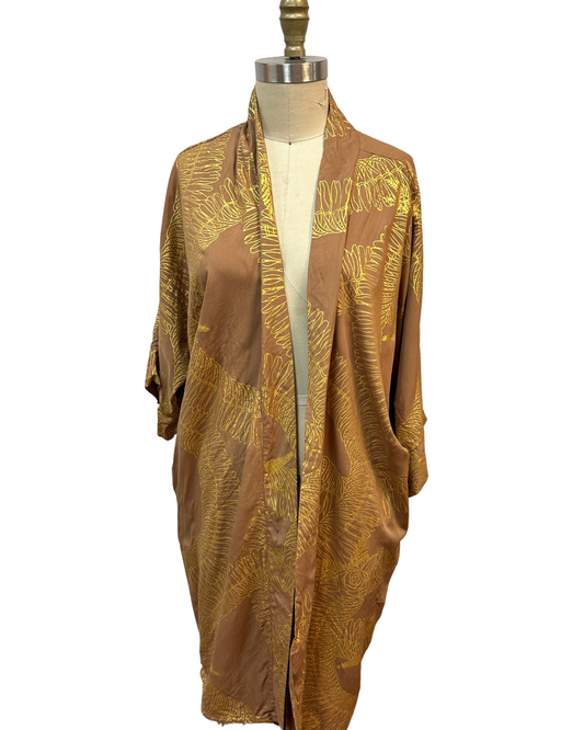 A'ahu Cover Up | Ginger Lei Metallic / Tan (KALA MAI)