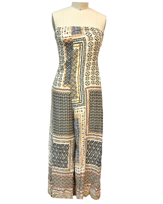 Pure Strapless Dress | Heritage Vanilla Chai