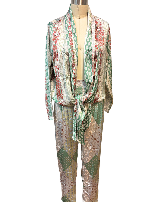 Foundation Jumpsuit | Resort Tropical Fern