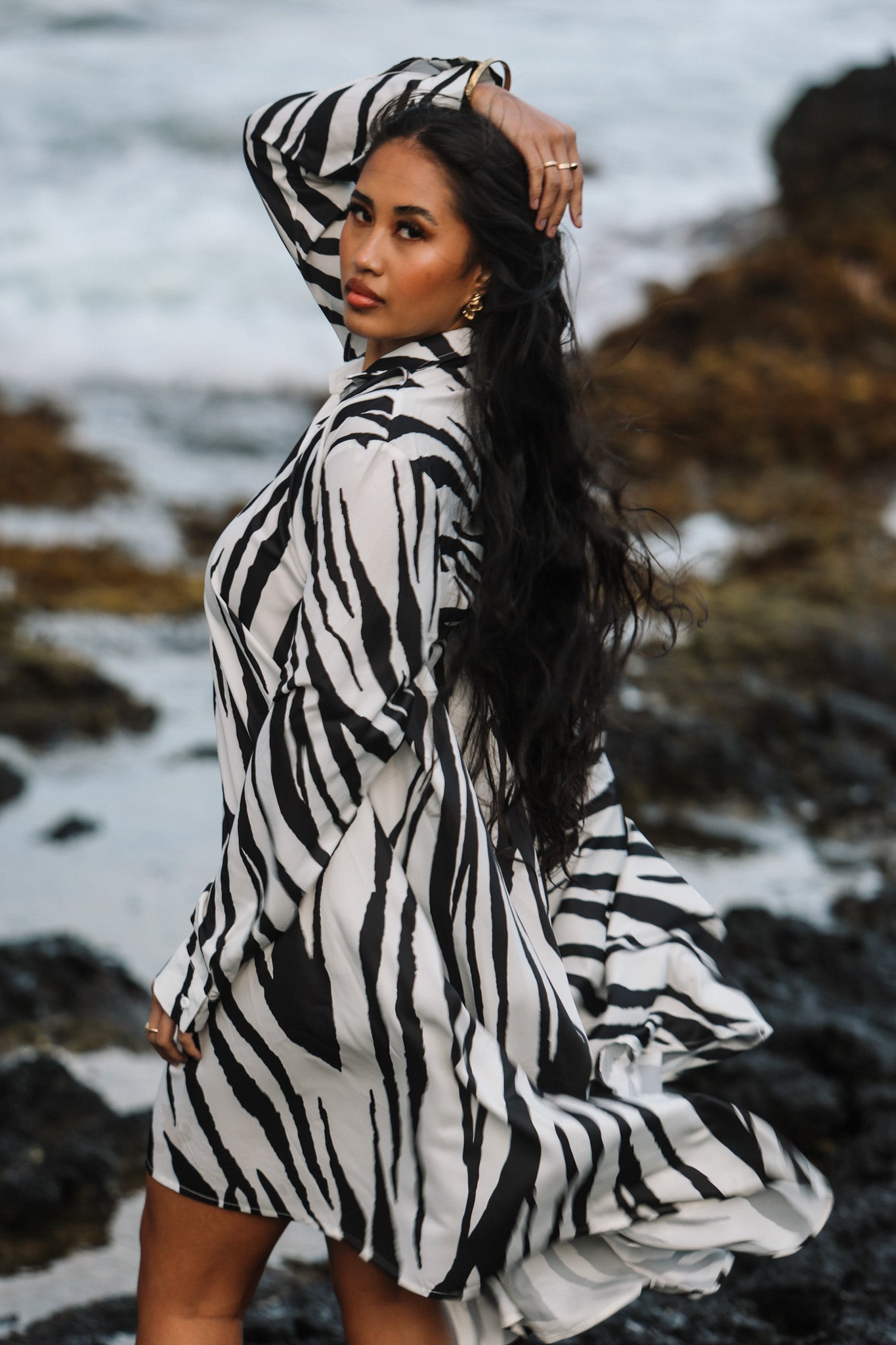 Pure Cardigan | Kamakani Flow Panda – LexBreezy Hawaii