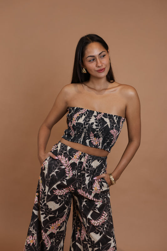 Smocked Bandeau | Shell Banana Apricot