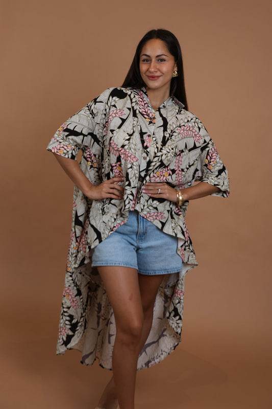 Hilo Blouse | Shell Banana Black