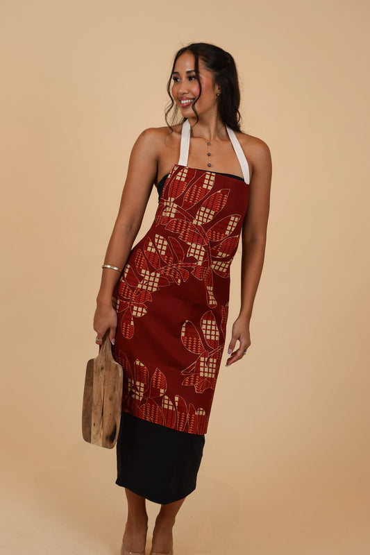 Apron | Palaka Fern Red