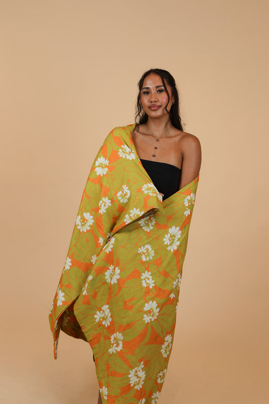 Blanket | Naupaka Yellow & Green