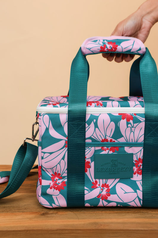 Pau Hana Cooler | Naupaka Teal/Pink