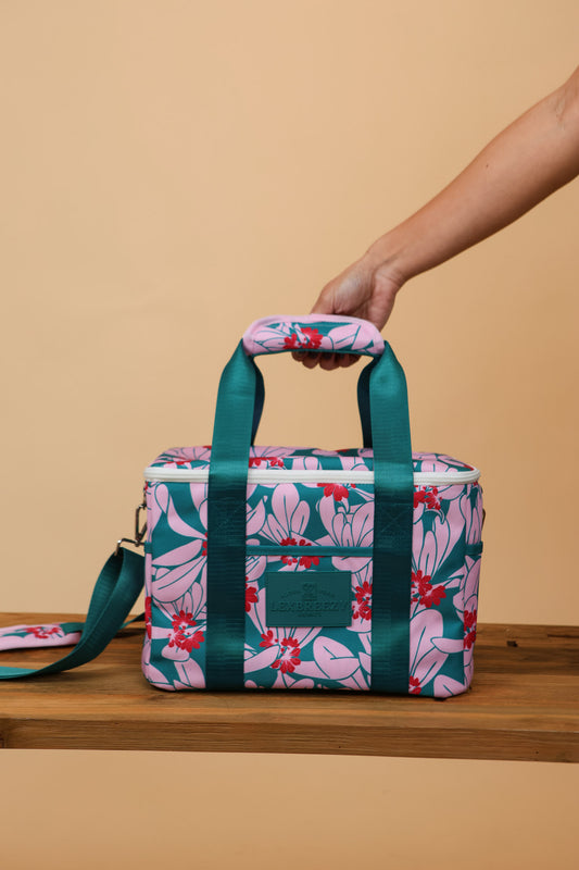 Pau Hana Cooler | Naupaka Teal/Pink