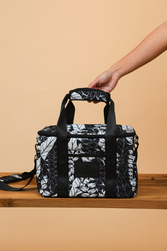Pau Hana Cooler | Heliconia Breeze Black/White