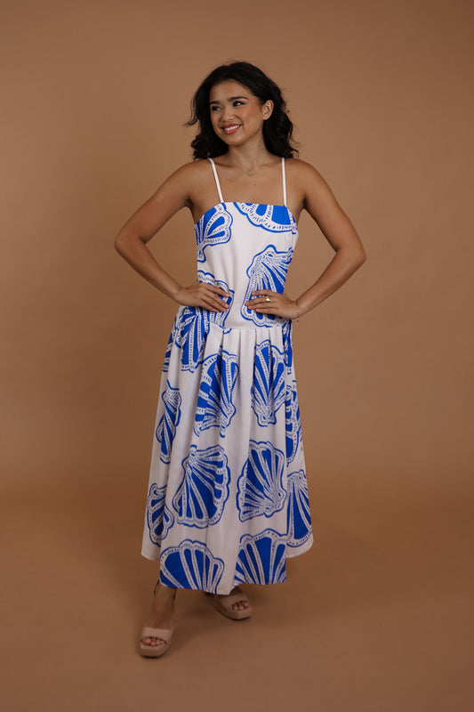 Kailana Dress | Boutique Blue Seashell
