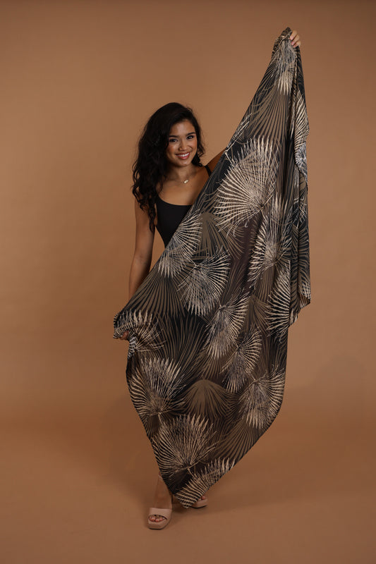 Pareo | Loulu Palm Black
