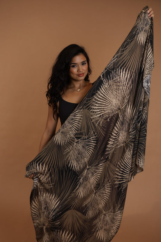 Pareo | Loulu Palm Black