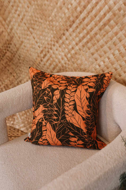 Pillow Cover | Heliconia Breeze Peach/Green