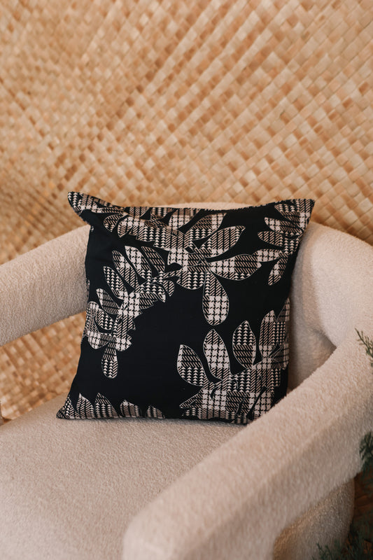 Pillow Cover | Palaka Fern Black