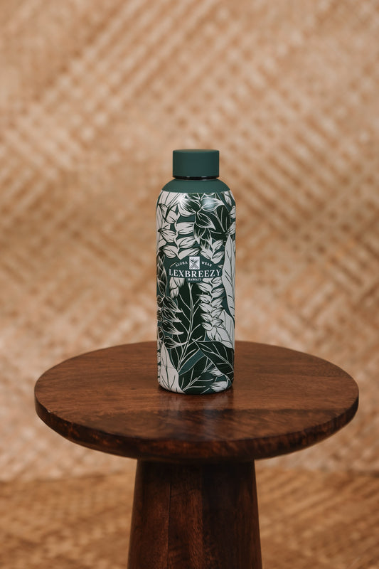 Water Bottle | Heliconia Breeze Green