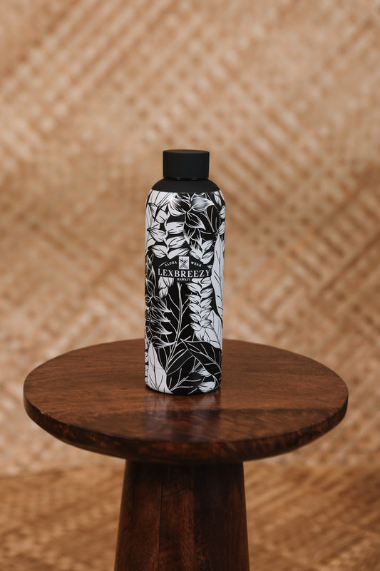 Water Bottle | Heliconia Breeze Black