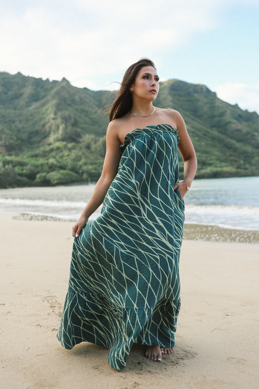 Pomaika'i Dress | Upena Green