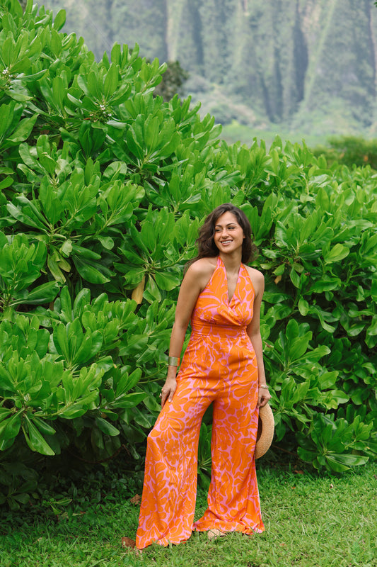 Emerge Jumpsuit | Resort Neon Sunset