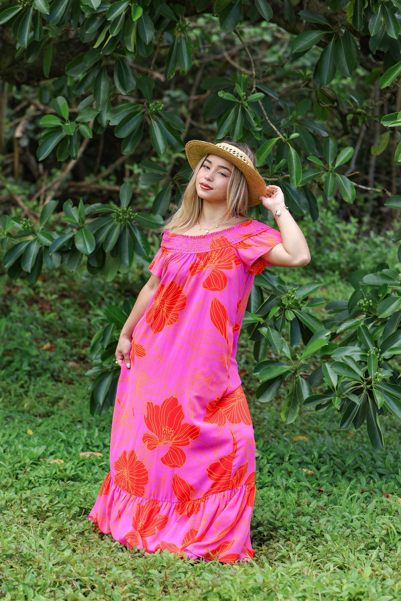 Lexbreezy Hawaii ハワイアン ワンピース 花柄 Emerge Dress | Boutique Cotton Candy – LexBreezy Hawaii