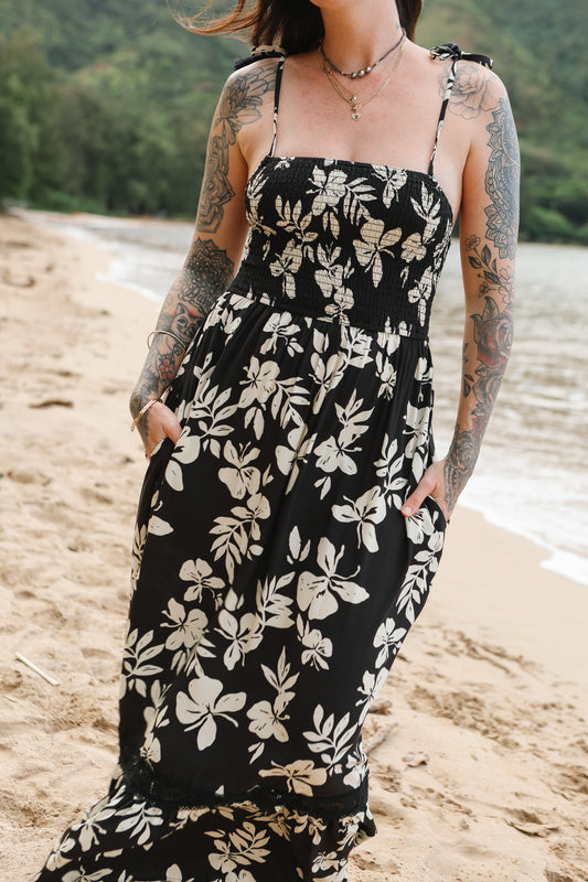 Nohea Dress | Pua ʻOkika Black