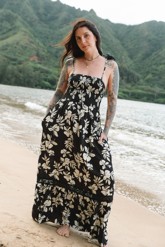 Nohea Dress | Pua ʻOkika Black