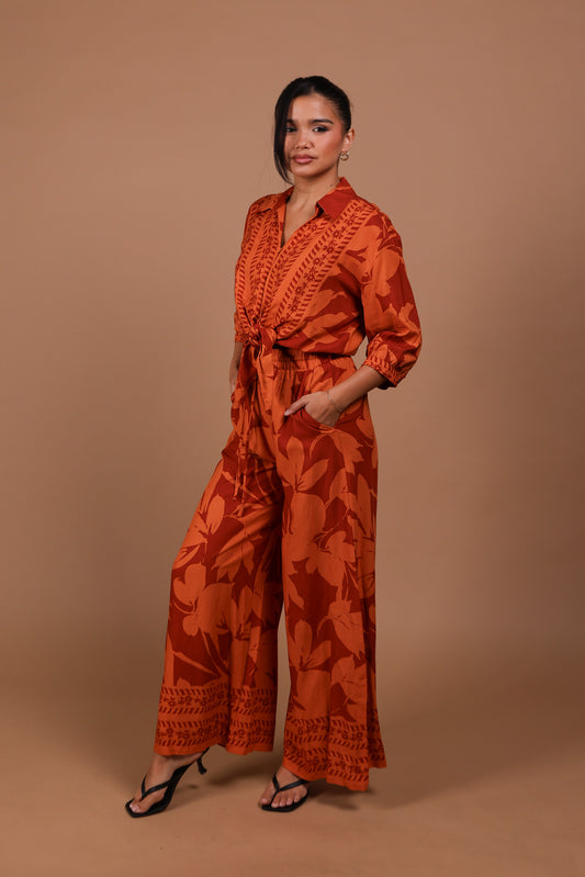 Kai Two-Piece | Boutique Red/Burnt Orange