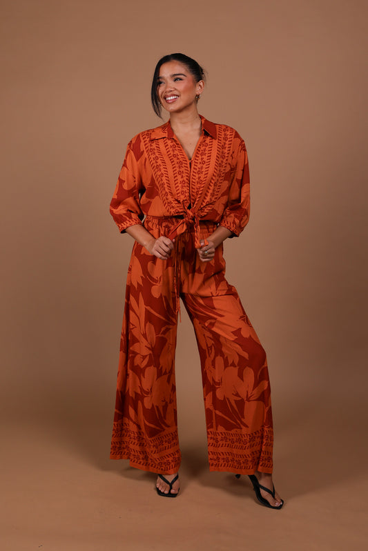 Kai Two-Piece | Boutique Red/Burnt Orange