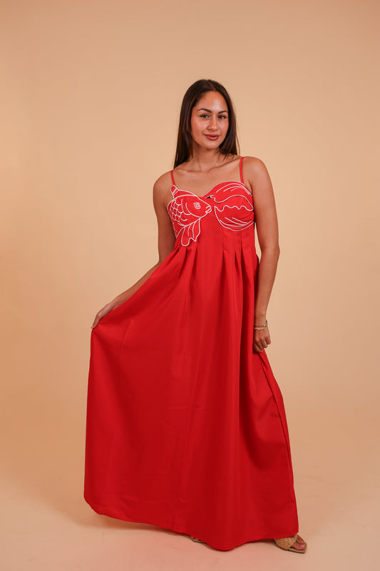 Iʻa Maxi | Boutique Red