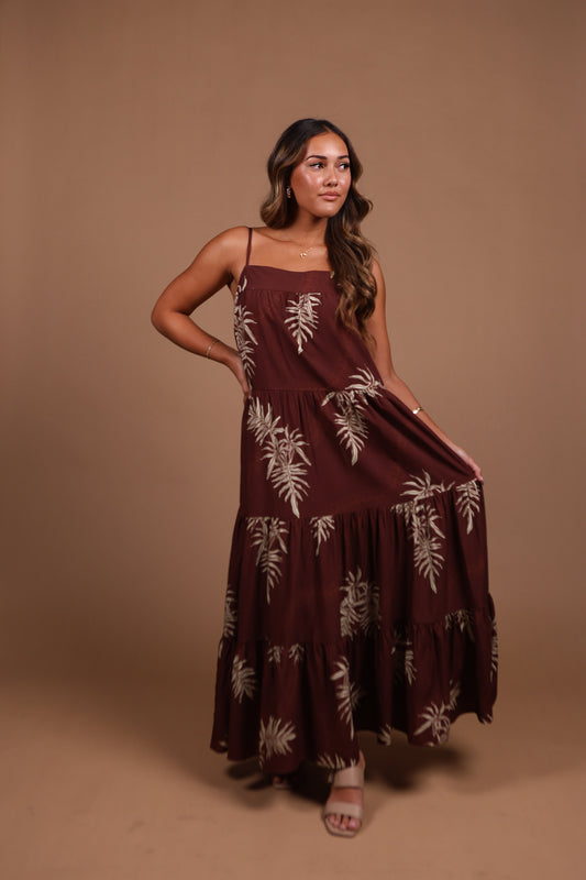 Meleana Maxi | Lauae Brown