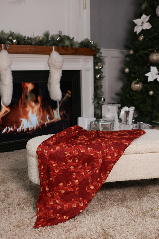 Blanket | Palaka Fern Red