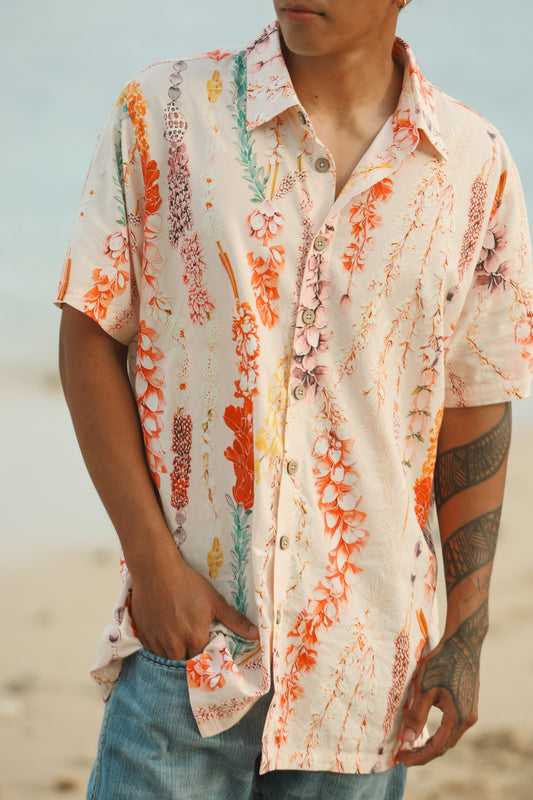 Men's Aloha Shirt | Aloha Heirloom Lei